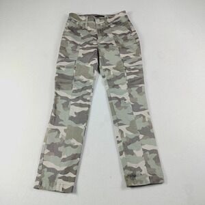 J. Crew Pants Womens 23P Green Vintage Straight Cargo‎ Camo Military Streetwear